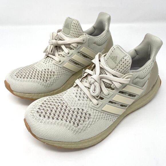 Adidas Ultraboost 1.0 Alumina Mens 8 Sneakers Beige Running Athleisure JQ2270 - Picture 1 of 6